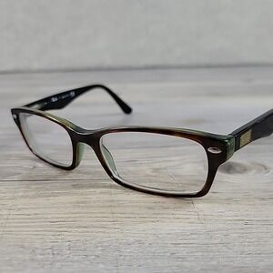 Ray-Ban RB5206 2445 Eyeglasses‎  Green Brown Tortoise 52-18-140 Frames Only
